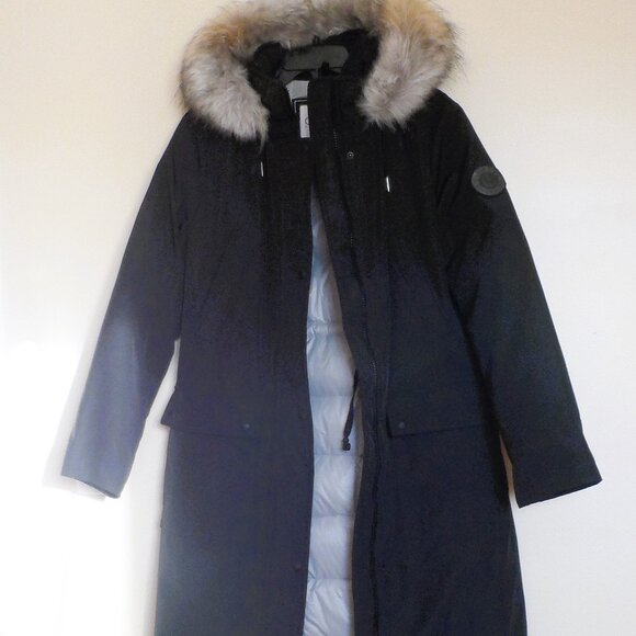 Calvin Klein Long Winter Coat - Size M - New - Picture 1 of 16